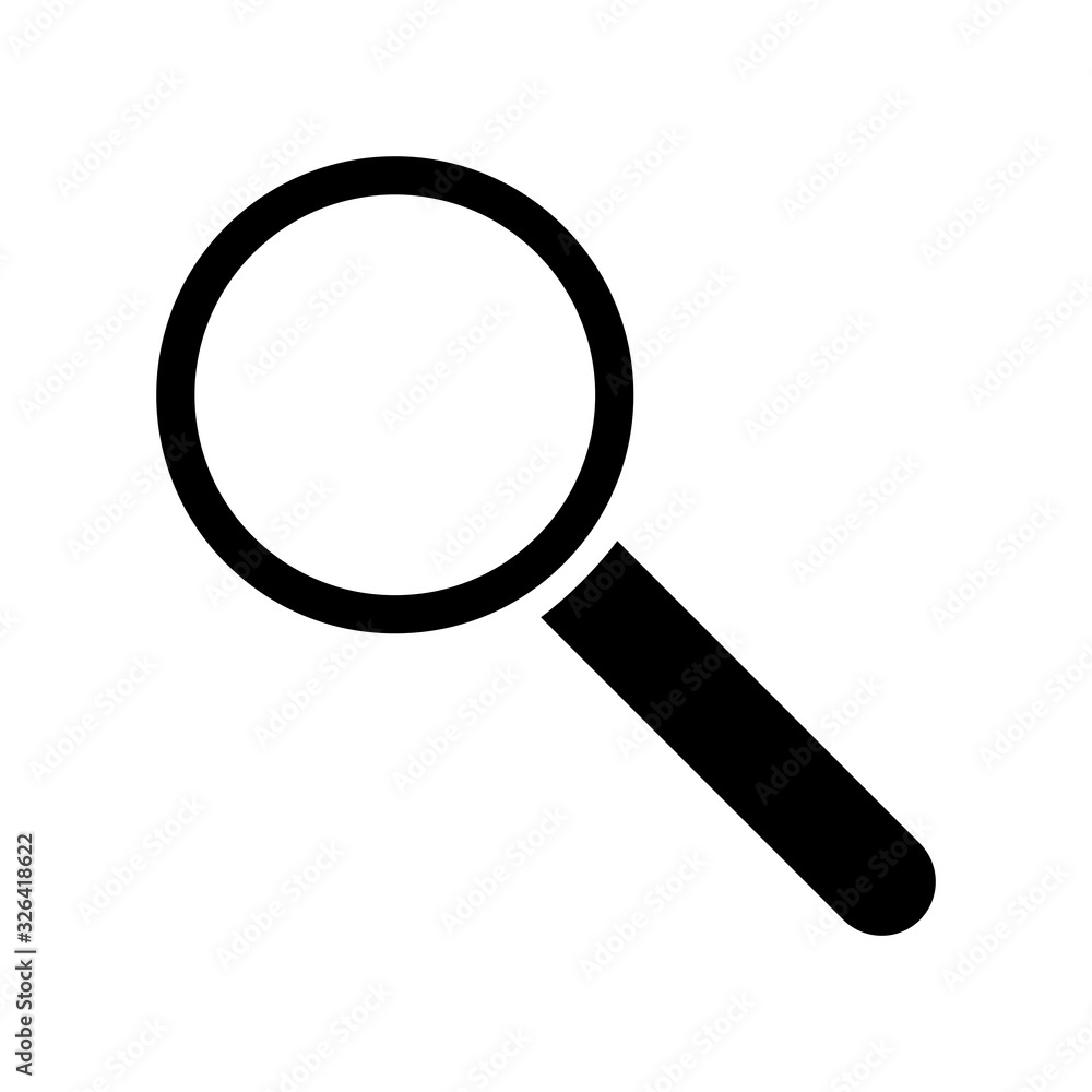 magnify icon vector template magnify icon vector template