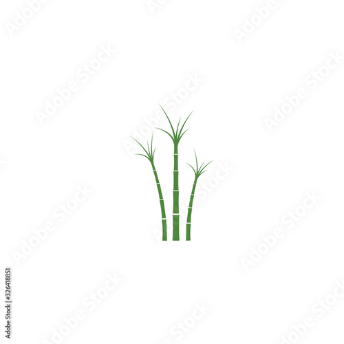 Sugar cane Logo Template vector symbol