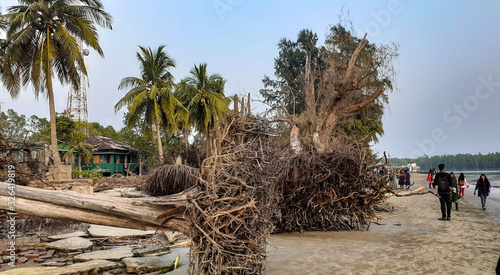 Foto cyclone on sundarban