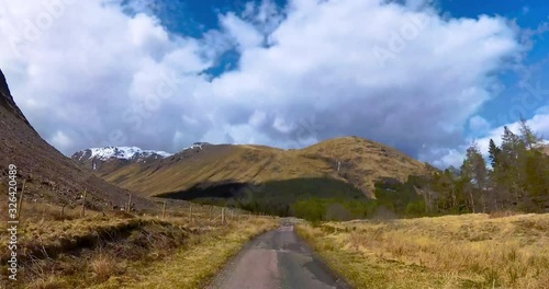 Hyper Lapse Driving Through the Scottish Highlands