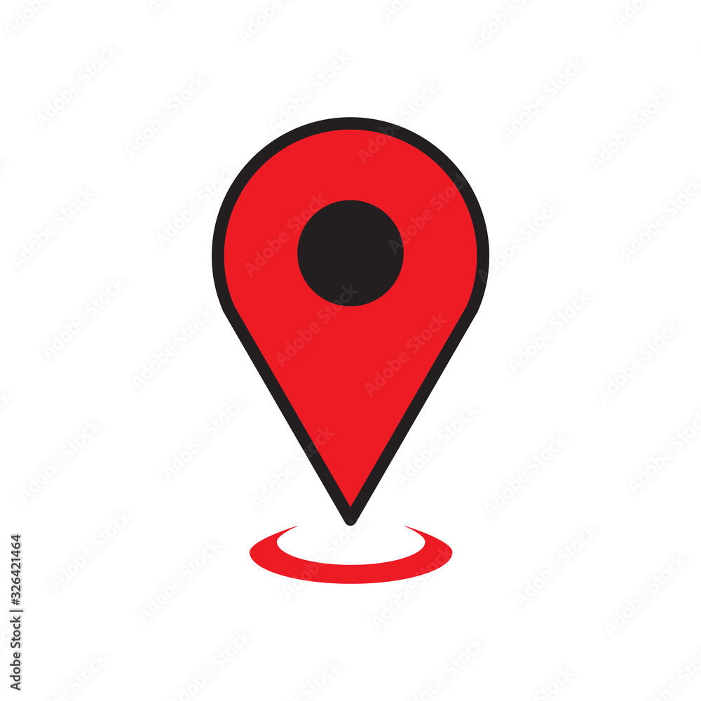 location icon vector template