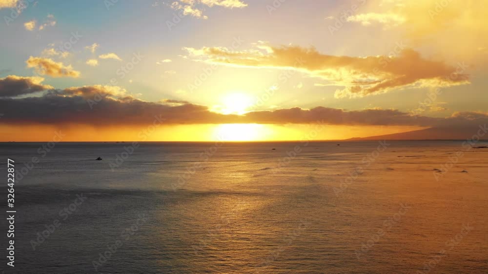 A Hawaiian sunset that should be seen by everyone to give them the motivation to travel to the most peaceful, tropical locations. A Hawaiian sunset that should be seen by everyone to give them the motivation to travel to the most peaceful, tropical locations.