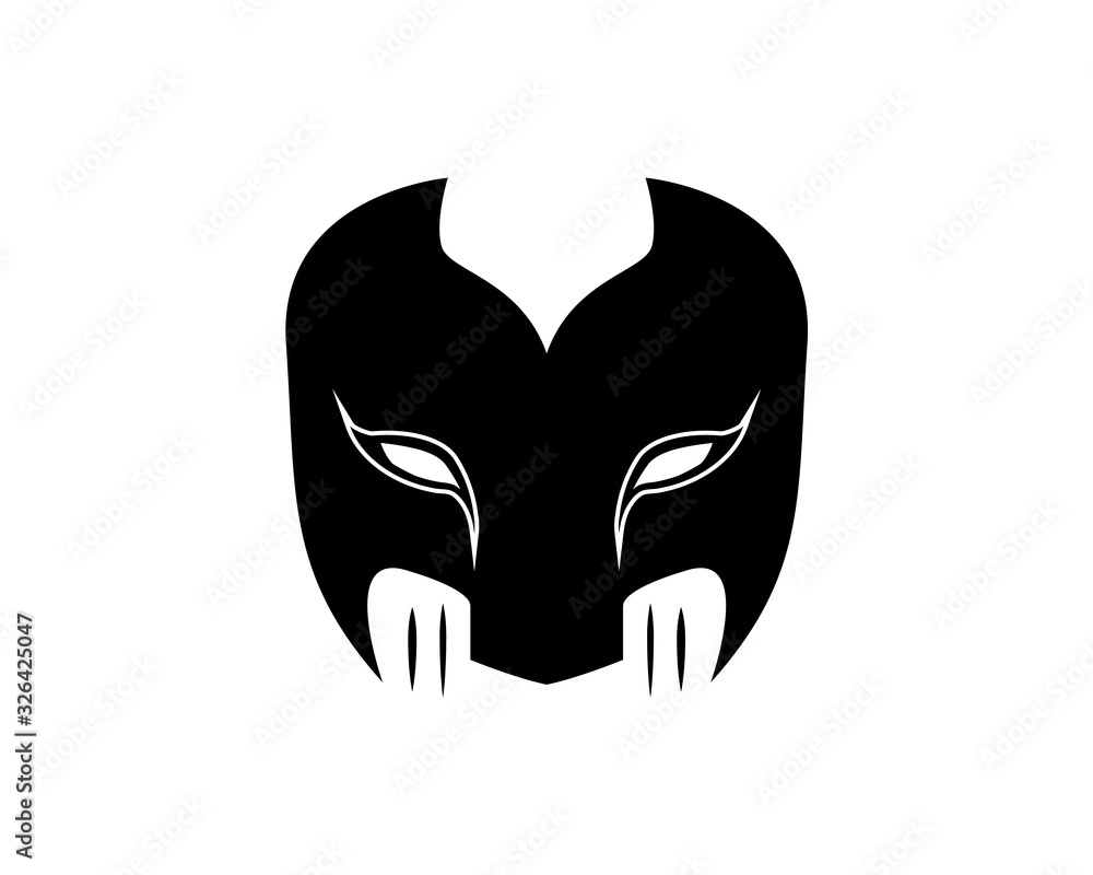black wolf mask with mysterius vibe black wolf mask with mysterius vibe