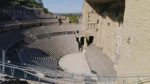 Orange’s antic theater from the sky. Fly inside the Unesco’s monument in Provence.