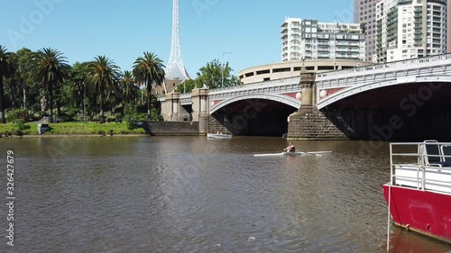 Princes Bridge of the Yarra River Melbourne photo