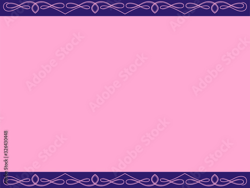 Greeting horizontal card with place for your text