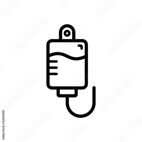 Infusion icon vector template