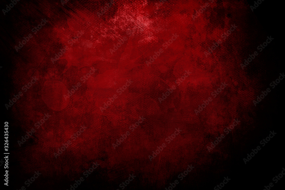 grungy red canvas background or texture