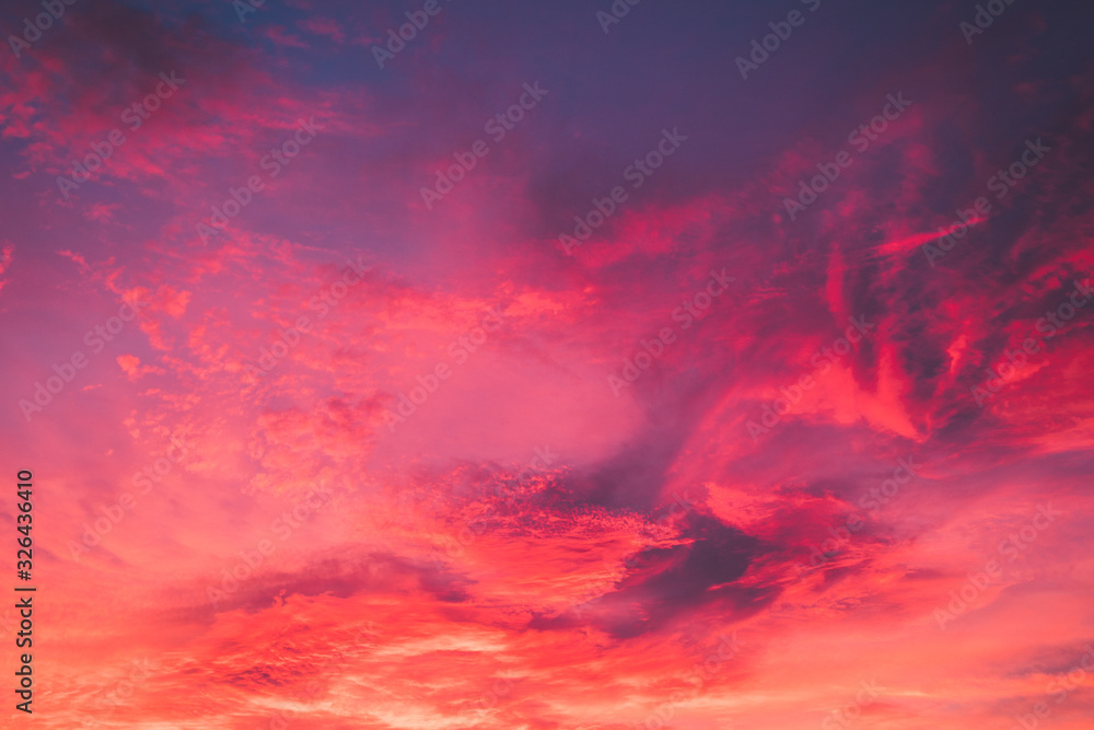 Burning Sky Sunset horizontal