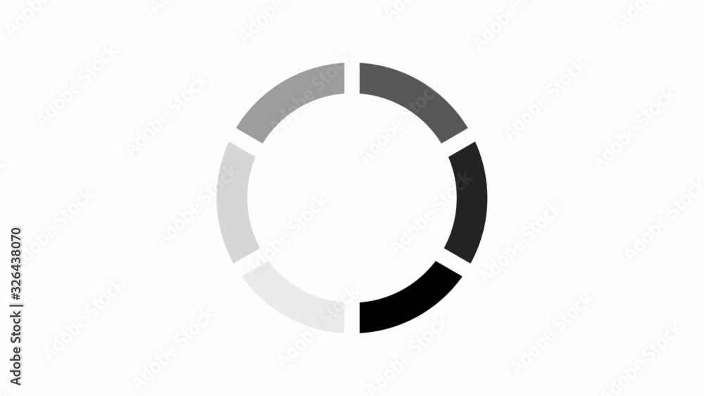Loading circle icon on white background animation Loading circle icon on white background animation