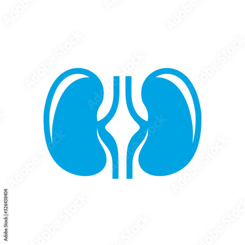 Kidney Logo Design Inspiration Template vector