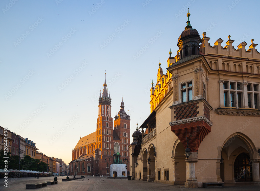 Architecture of old Krakow