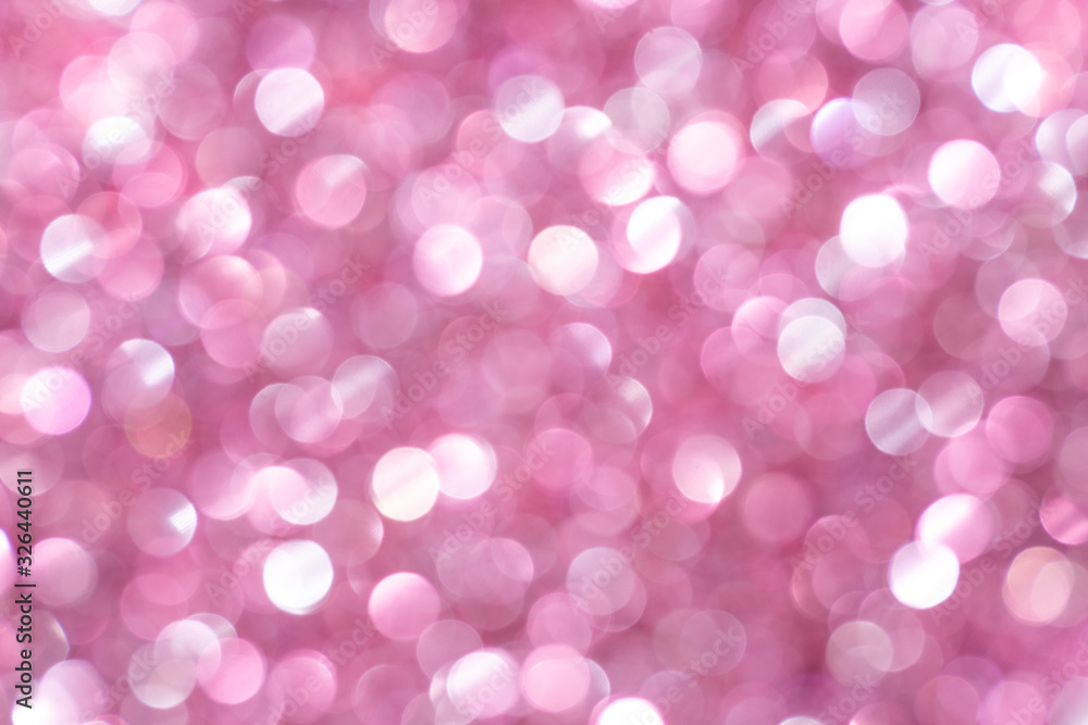 Abstract pink background, texture with glowing effect bokeh, texture concept