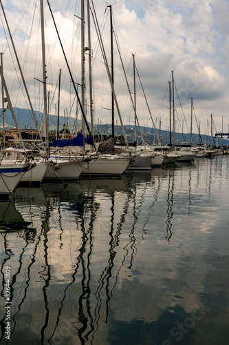 sailing boats in the harbour