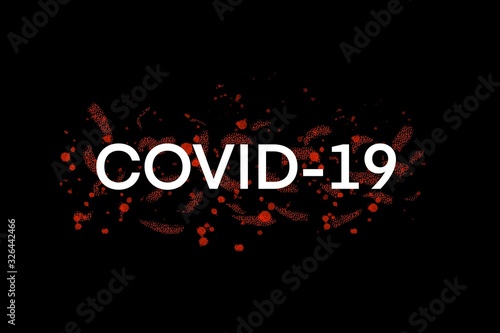 COVID-19  Coronavirus outbreak background concept