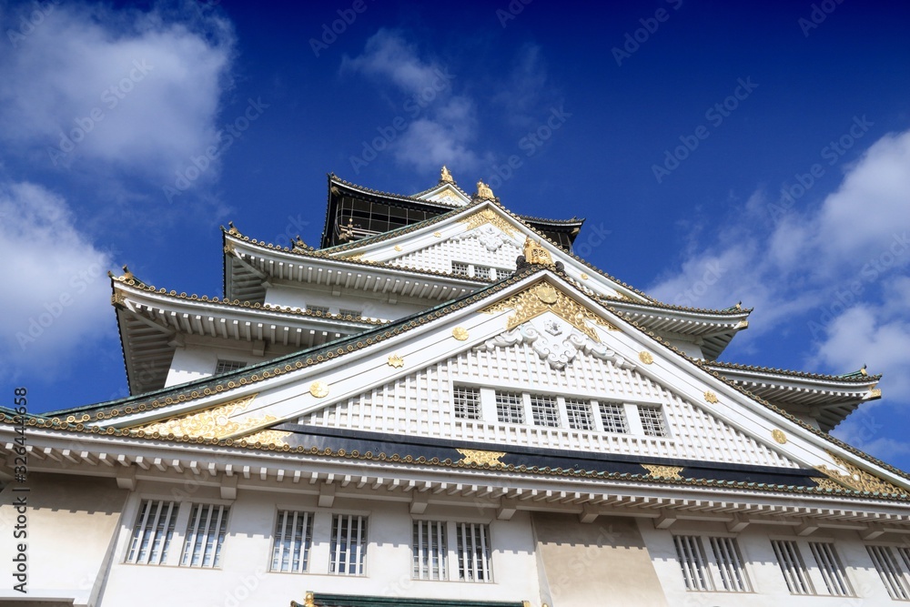 Japanese castle in Osaka Japanese castle in Osaka
