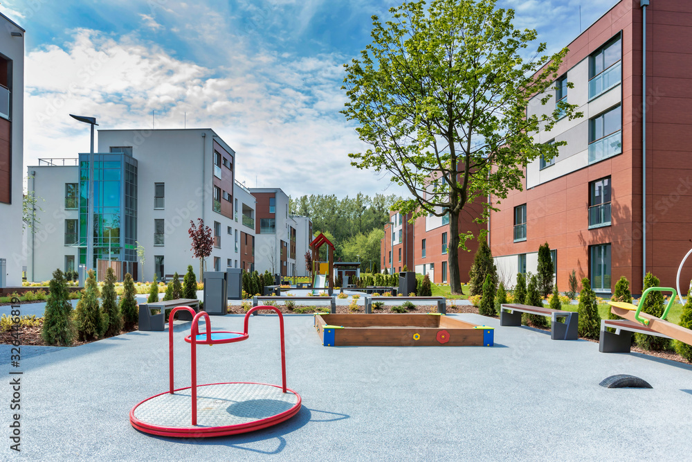 Fototapeta premium Full length view of rental business apartment