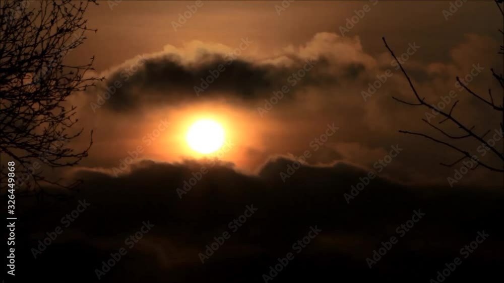 cloudy sunset in the nature cloudy sunset in the nature