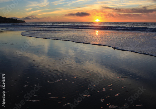 Beautiful Sunset, Torrance Beach, Los Angeles County, California photo