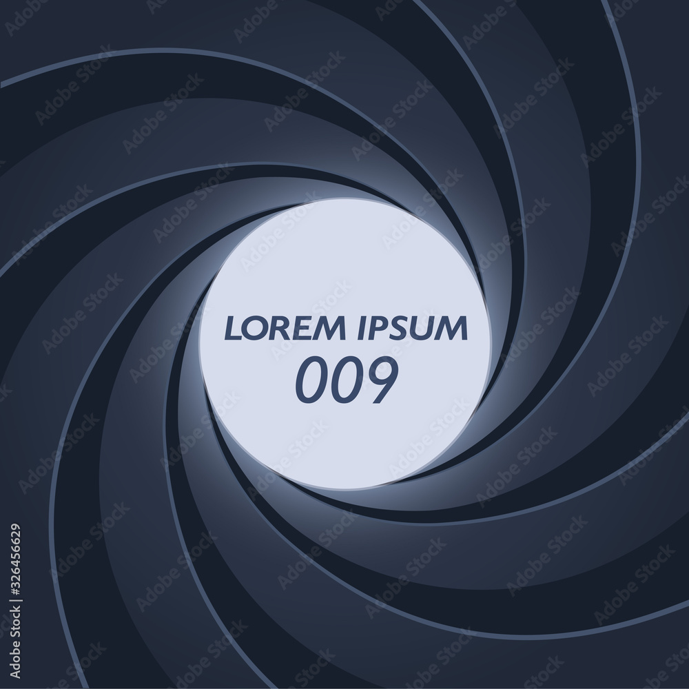 Inside of a gun rifled barrel design background_square Inside of a gun rifled barrel design background_square