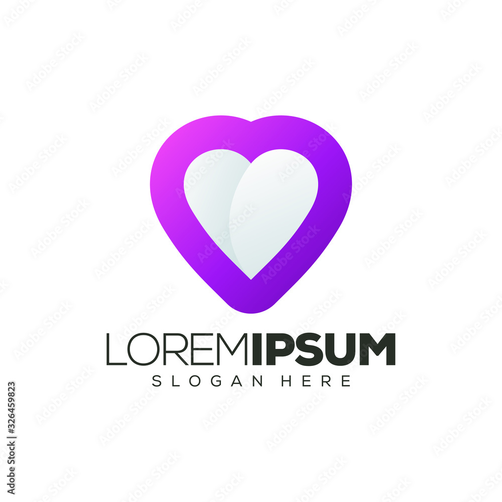 love logo design vector illustration