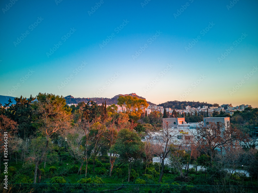Obraz premium Athens city beautiful landscape