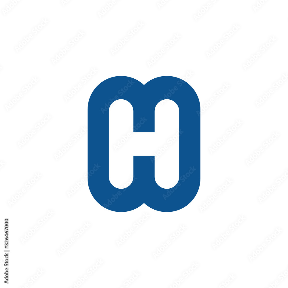 Letter H logo icon design template elements. Vector color sign. Letter H logo icon design template elements. Vector color sign.