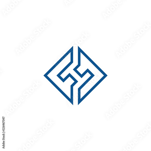 Letter H logo icon design template elements. Vector color sign. Free Download Letter H logo icon design template elements. Vector color sign. - GFXLoad