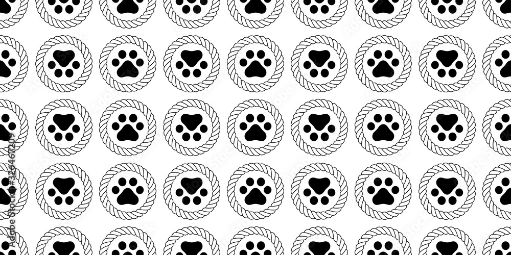 dog paw seamless pattern footprint vector rope french bulldog polka dot icon scarf isolated repeat wallpaper tile background cartoon doodle illustration white design dog paw seamless pattern footprint vector rope french bulldog polka dot icon scarf isolated repeat wallpaper tile background cartoon doodle illustration white design