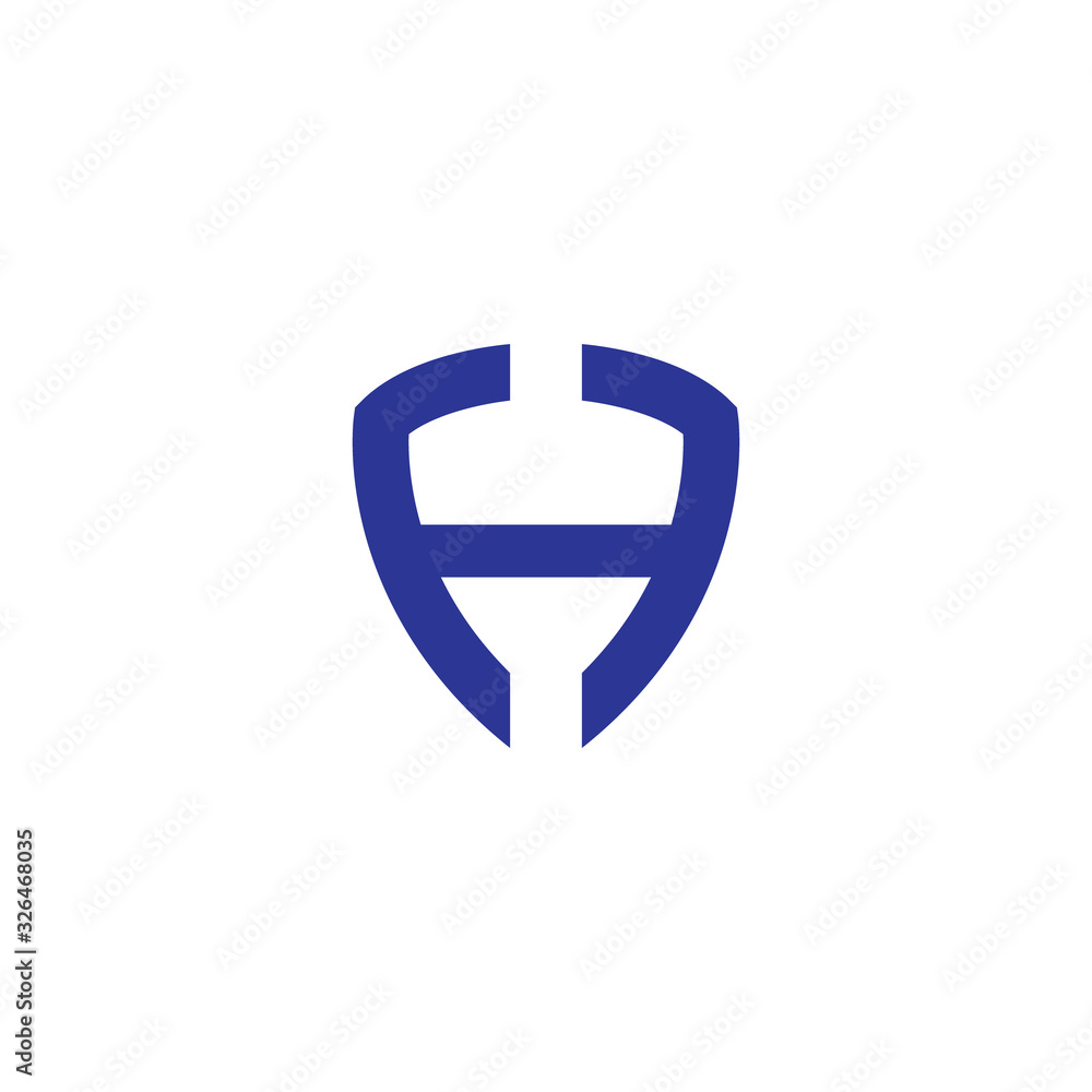 Letter H logo icon design template elements. Vector color sign. Letter H logo icon design template elements. Vector color sign.