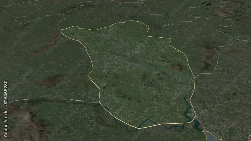 Kilkenny, county with its capital, zoomed and extruded on the satellite map of Ireland in the conformal Stereographic projection. Animation 3D Kilkenny, county with its capital, zoomed and extruded on the satellite map of Ireland in the conformal Stereographic projection. Animation 3D