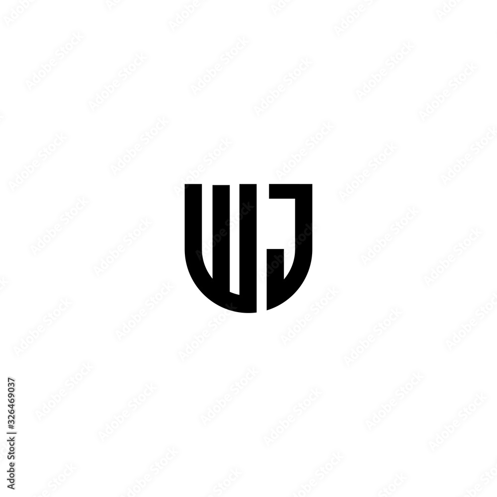 WJ W J letter logo design company WJ W J letter logo design company