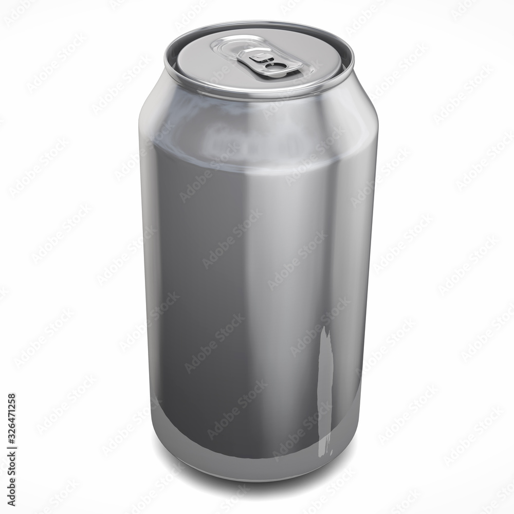 Beer Can Blank Isolated Package Beer Can Blank Isolated Package