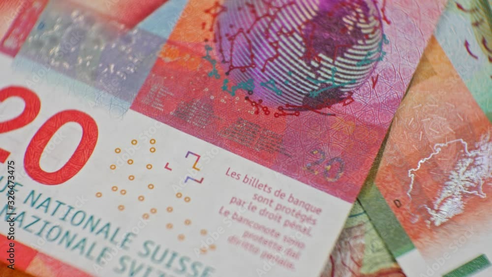 CHF 20 close up, swiss francs, Switzerland CHF 20 close up, swiss francs, Switzerland
