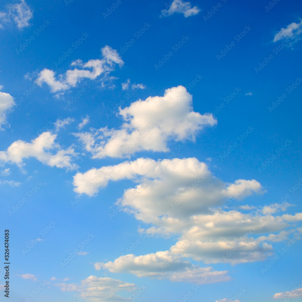 Cumulus clouds isolated on white background. Cumulus clouds isolated on white background.