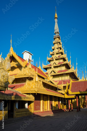 Mandalay royal Palace, Great Audience Hall, Myanmar © art_of_line