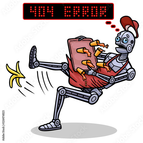 Splash screen for the site when it crashes. The 404 error.