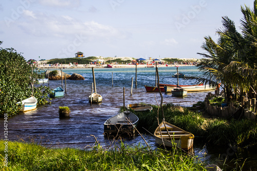 Beach boats at Guarda do Embau photo