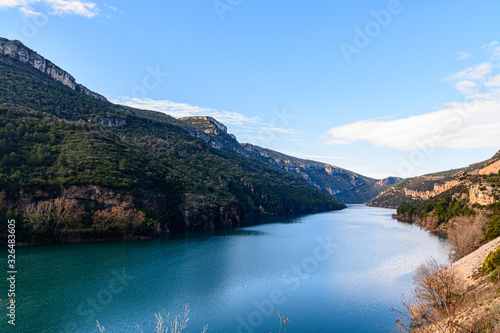 Escales lake in Catalonia (Spain).