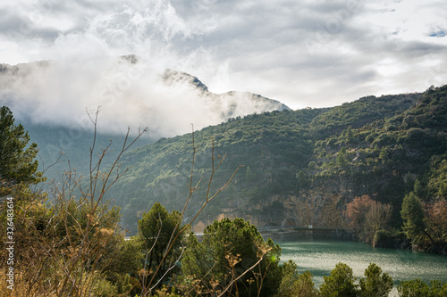 Escales lake in Catalonia (Spain). photo