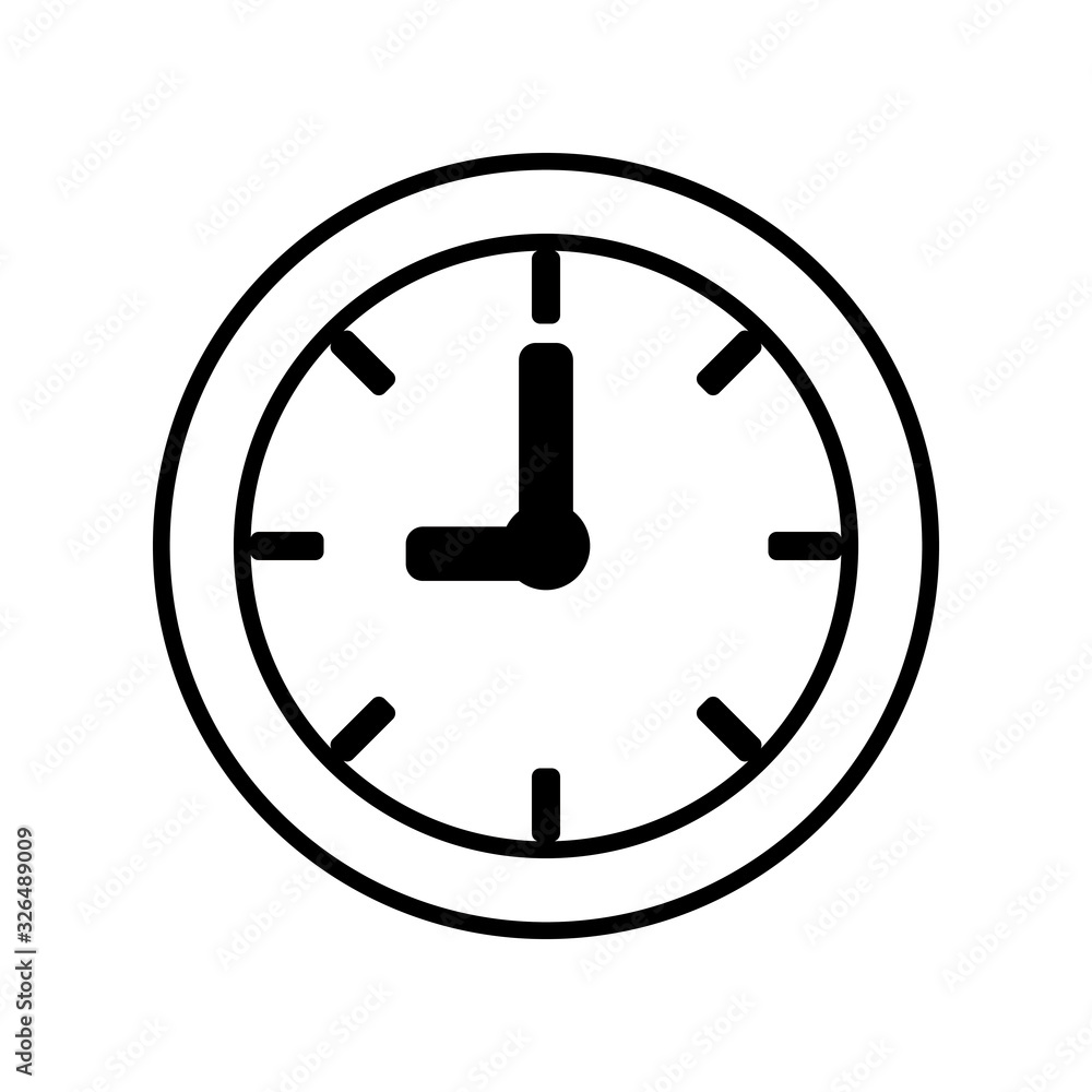 alarm clock on white background alarm clock on white background