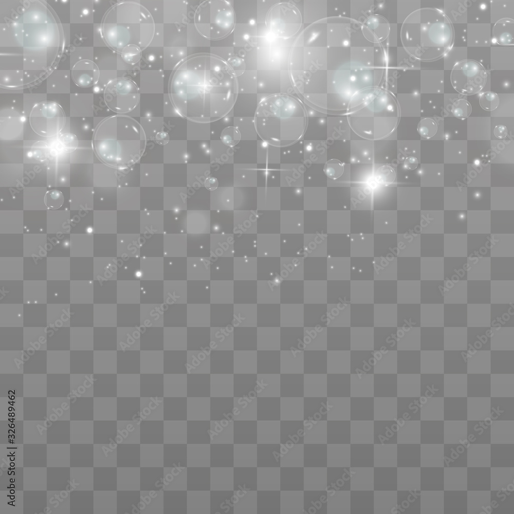 Bubble vector. soap bubble on a transparent background. Vector design. Bubble vector. soap bubble on a transparent background. Vector design.