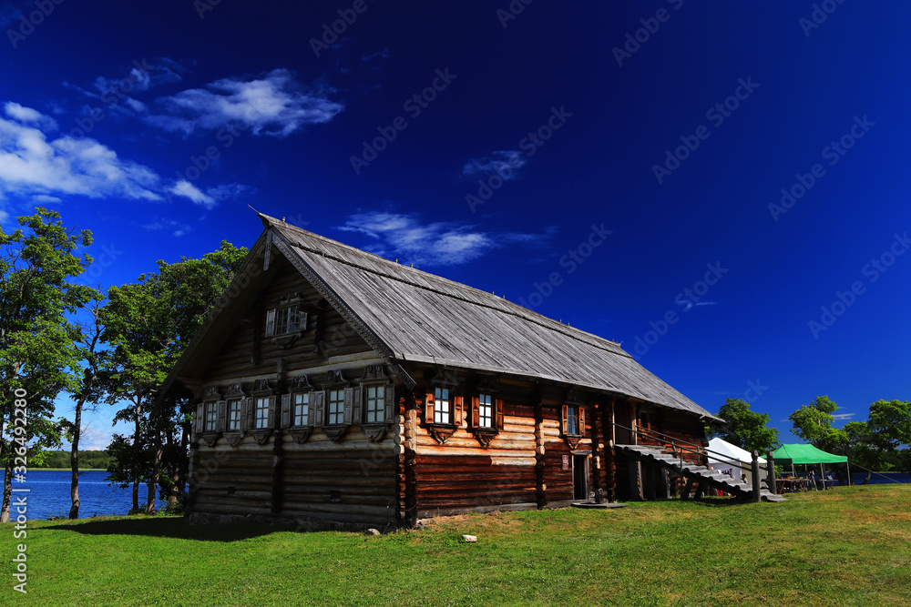 Wooden architecture on Kizhi island. Lake Onega. Karelia Wooden architecture on Kizhi island. Lake Onega. Karelia