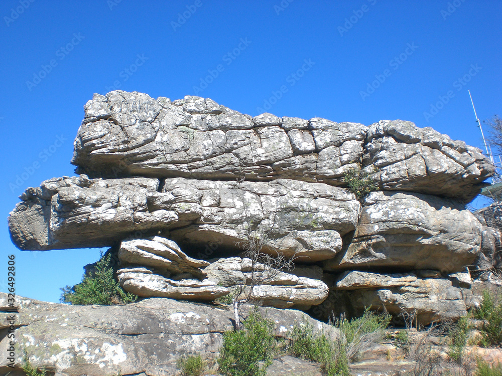 Rock Formation Landscape at Grampians National Park Victoria Australia
