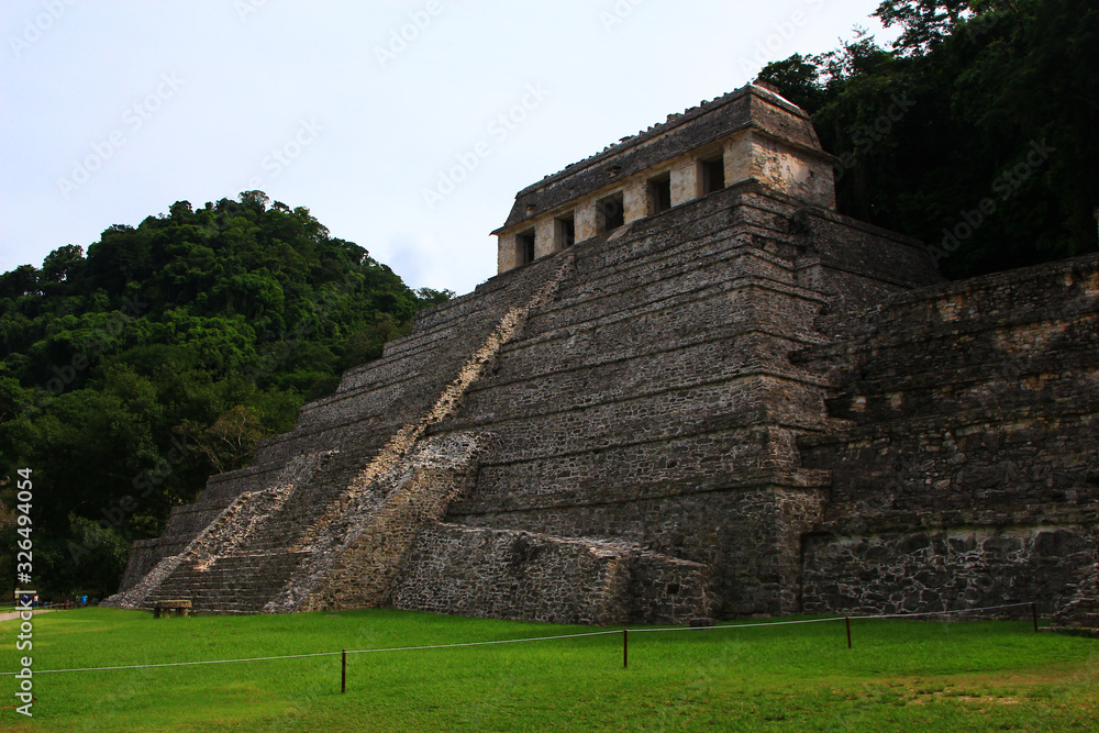 Palenque is the Maya city in southern Mexico