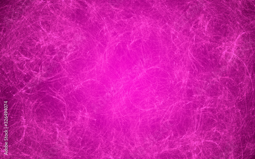 Pink background with marble texture with scratches and scuffs. The background has a gradient.