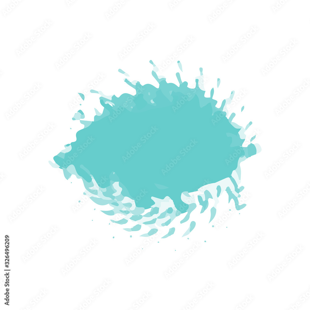 Fototapeta premium Realistic Colorful paint brush strokes in vector format.