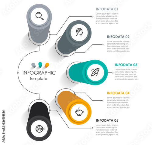 Vector infographic template