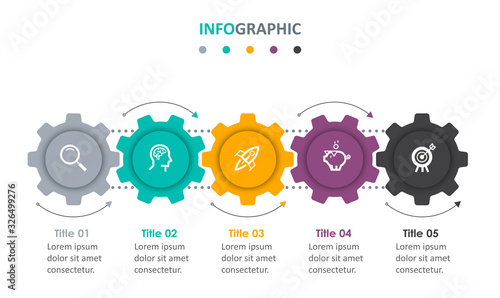 Vector infographic template