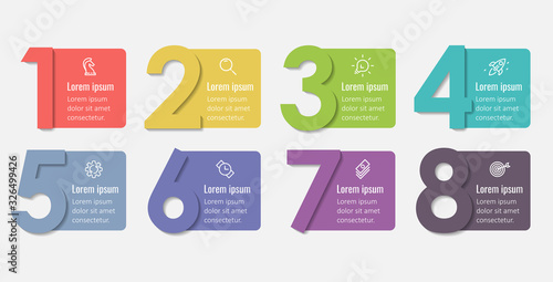 Vector infographic template